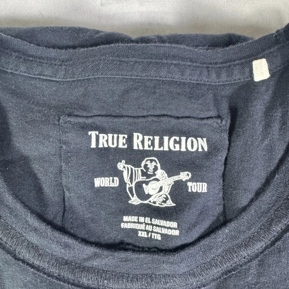 True Religion Mens Graphic T-Shirt Logo Crafted With Pride Parrot 2XL Lot Of 3‎